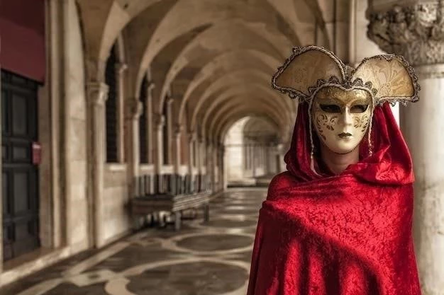 Histoire des Masques Vénitiens ⁚ leurs origines et leurs caractéristiques