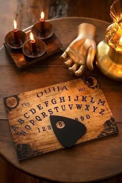 La planche Ouija ⁚ un pont vers l’au-delà ?